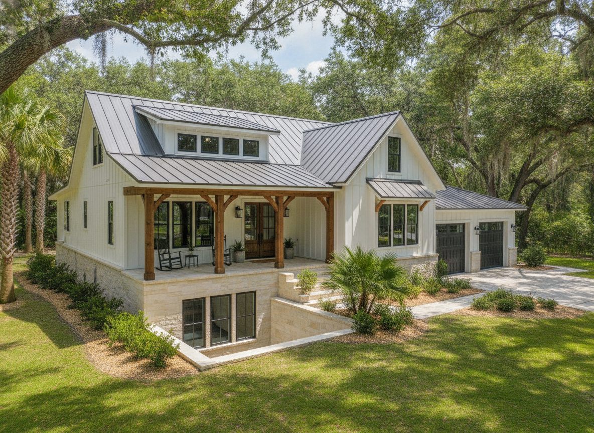 New standing seam metal roof