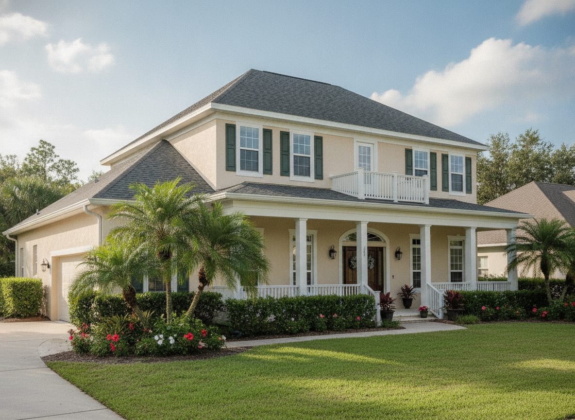 New architectural shingle roof — two-story home